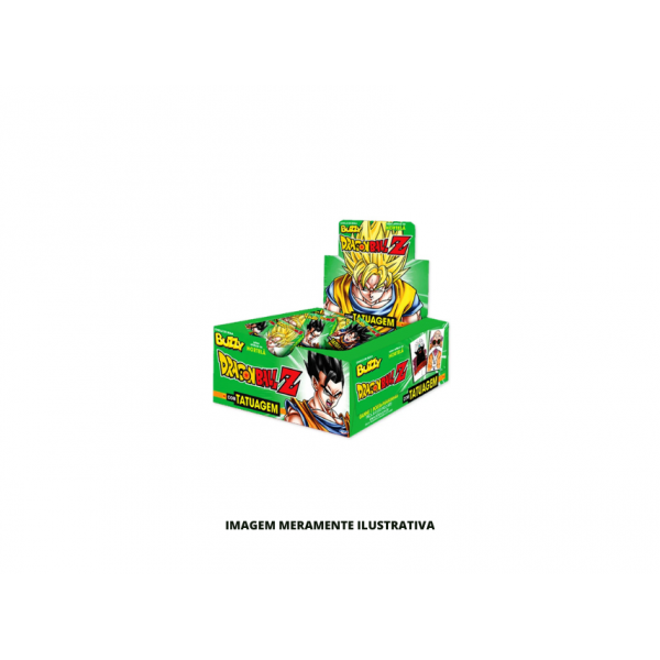 CHICLETE - RICLAN - 90UN BUZZY DRAGON BALL TATTOO HORTELA